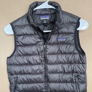 Patagonia Kids Down Sweater Puffer Vest – Gray | Size M (10)